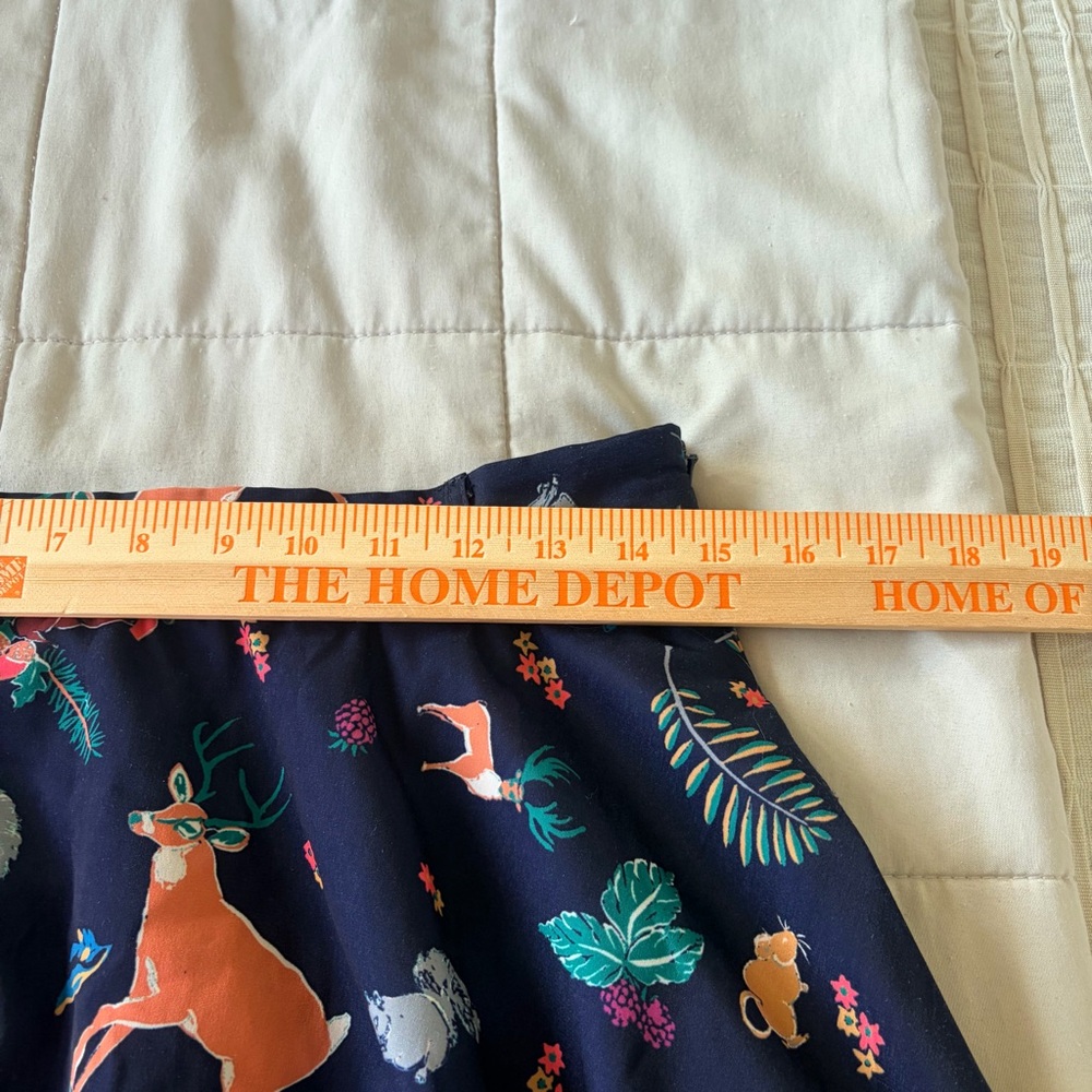 🩵ModCloth💙 Navy Circle/Swing skirt - Picture 4 of 7